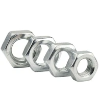 304 stainless steel left hexagon nut 201 left handed nut galvanized anti thread screw cap m4 m5 m6 m8 m10 m12 m14 m16 m18 m20
