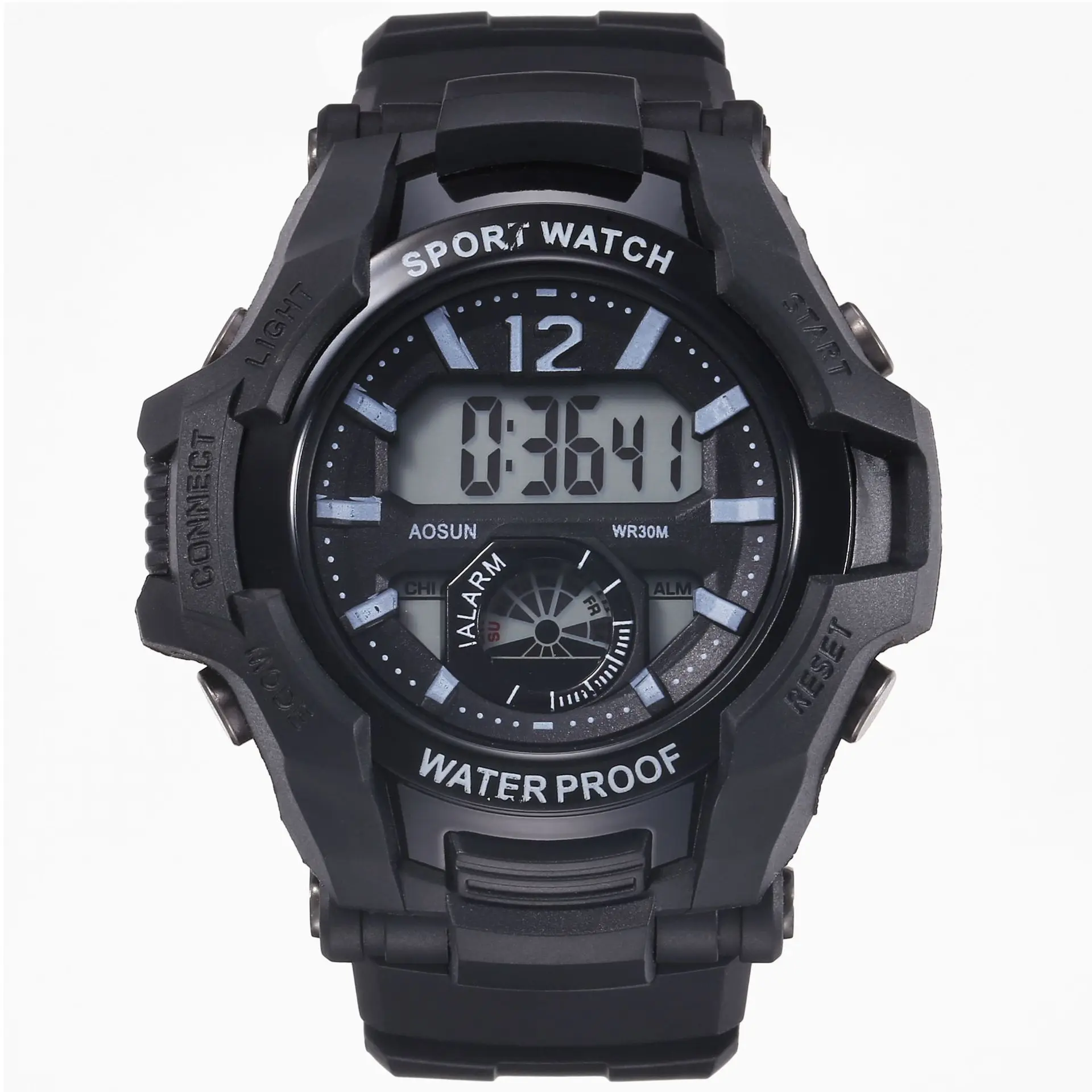 Student watch men's sports luminous multifunctional alarm clock waterproof electronic watch