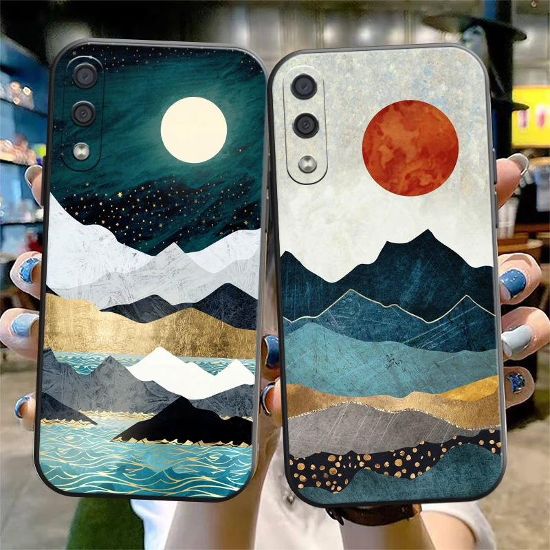 

Hand Painted Phone Case For Samsung Galaxy S20 S20FE S20 Ulitra S21 S21FE S21 Plus S21 Ultra Silicone Cover Soft Back