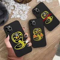 cobra kai snake phone case silicone soft for iphone 13 12 11 pro mini xs max 8 7 plus x 2020 xr cover