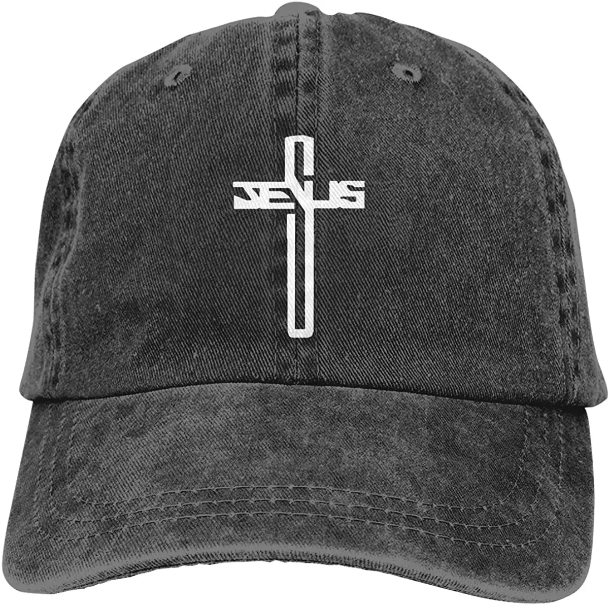 

Men's & Women's Christian Jesus Cross Baseball Cap Vintage Washed Adjustable Funny Dad Hat