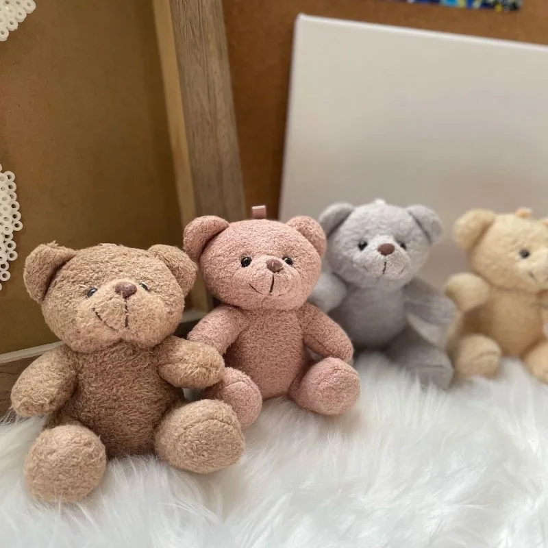 

Plush Toy Bear Doll Pendant DIY Keychain Cartoon Activity Gift Children Birthday Boy Kids Girl Animal Doll New Teddy Bear Mini