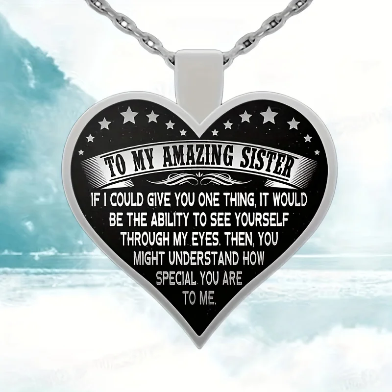 

Girl heart pendant necklace fashionable sisters gift clothing accessories