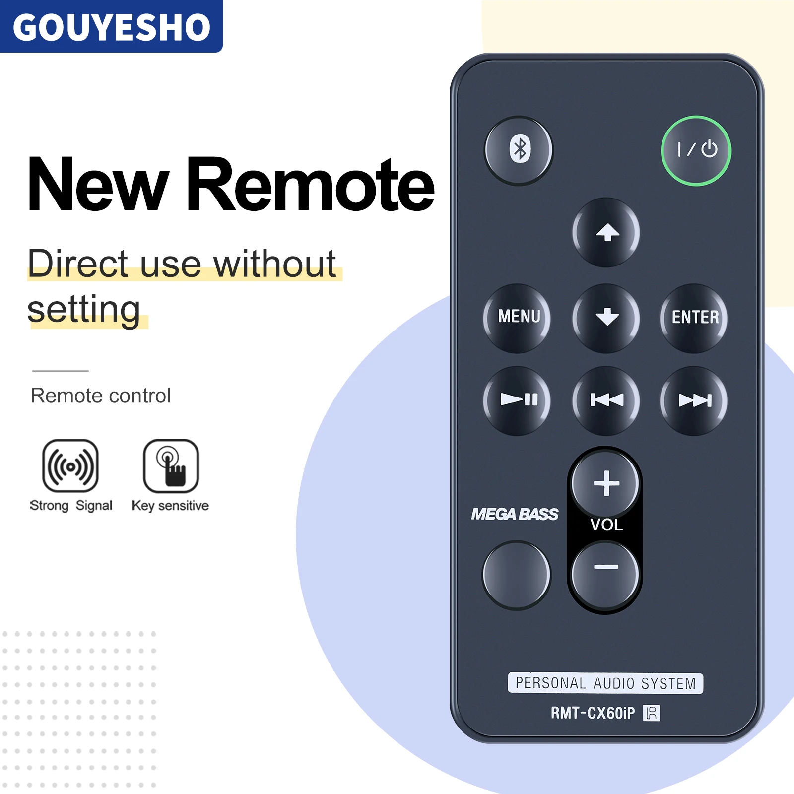 Пульт дистанционного управления RMT-CX60iP для аудиосистемы Sony RDP-X60iP RDPX60iP