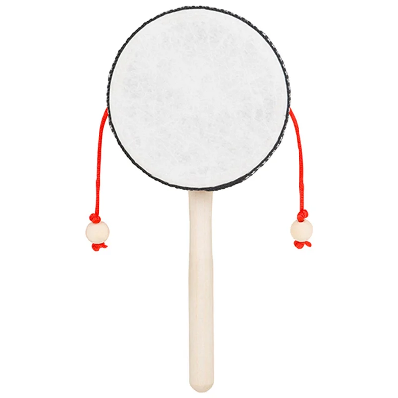 Деревянный барабан-погремушка ручной работы оборудование для раннего обучения