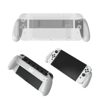 for nintendo switch oled console game grip ns switch oled controller game card storage design soft console pad