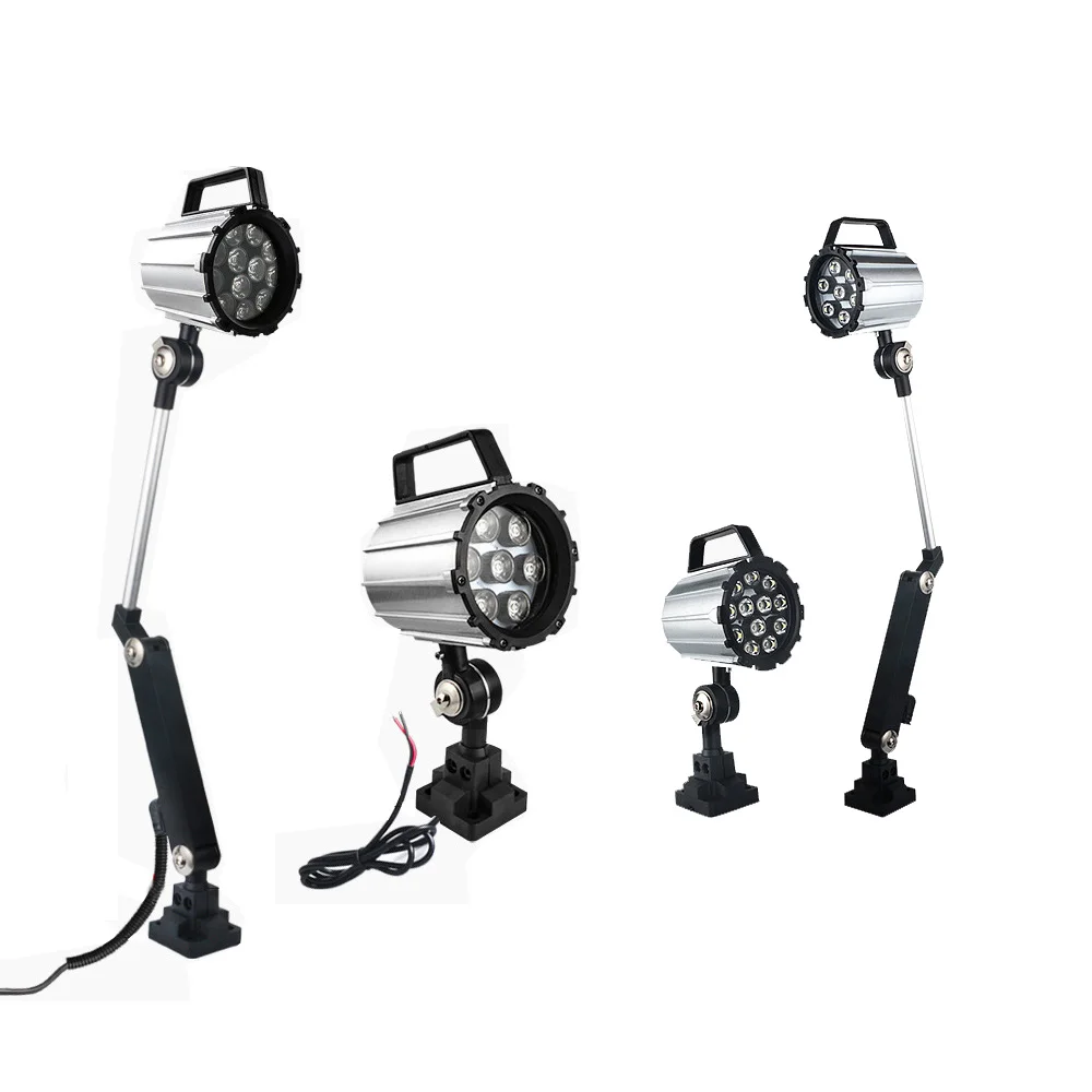 

Heavy Industrial Lamp for Machine CNC Equipment 7W Adjustable LED 24V/110V/230V Workshop Work Light IP65 12W Long Arm Fitting