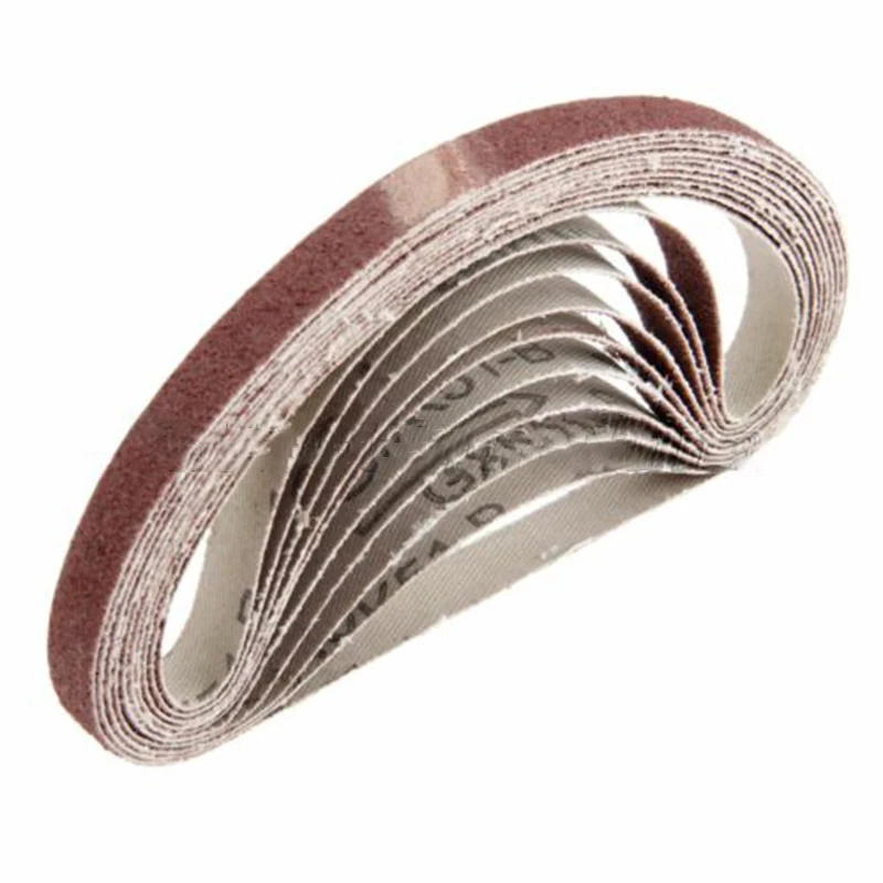 

Finishing Woodworking 10pcs 40-600 Grit Replacement Accessories 330*10mm Sanding Belts Abrasive Grinding Polishing