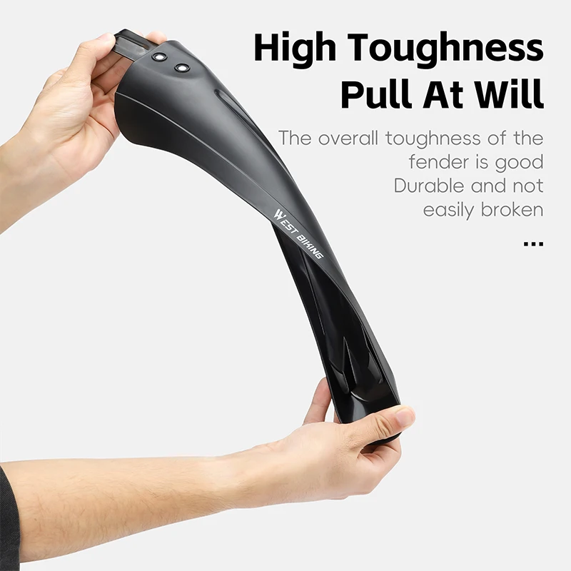 Велосипедные крылья WEST BIKING брызговик для горного велосипеда 20-24 дюйма передняя и