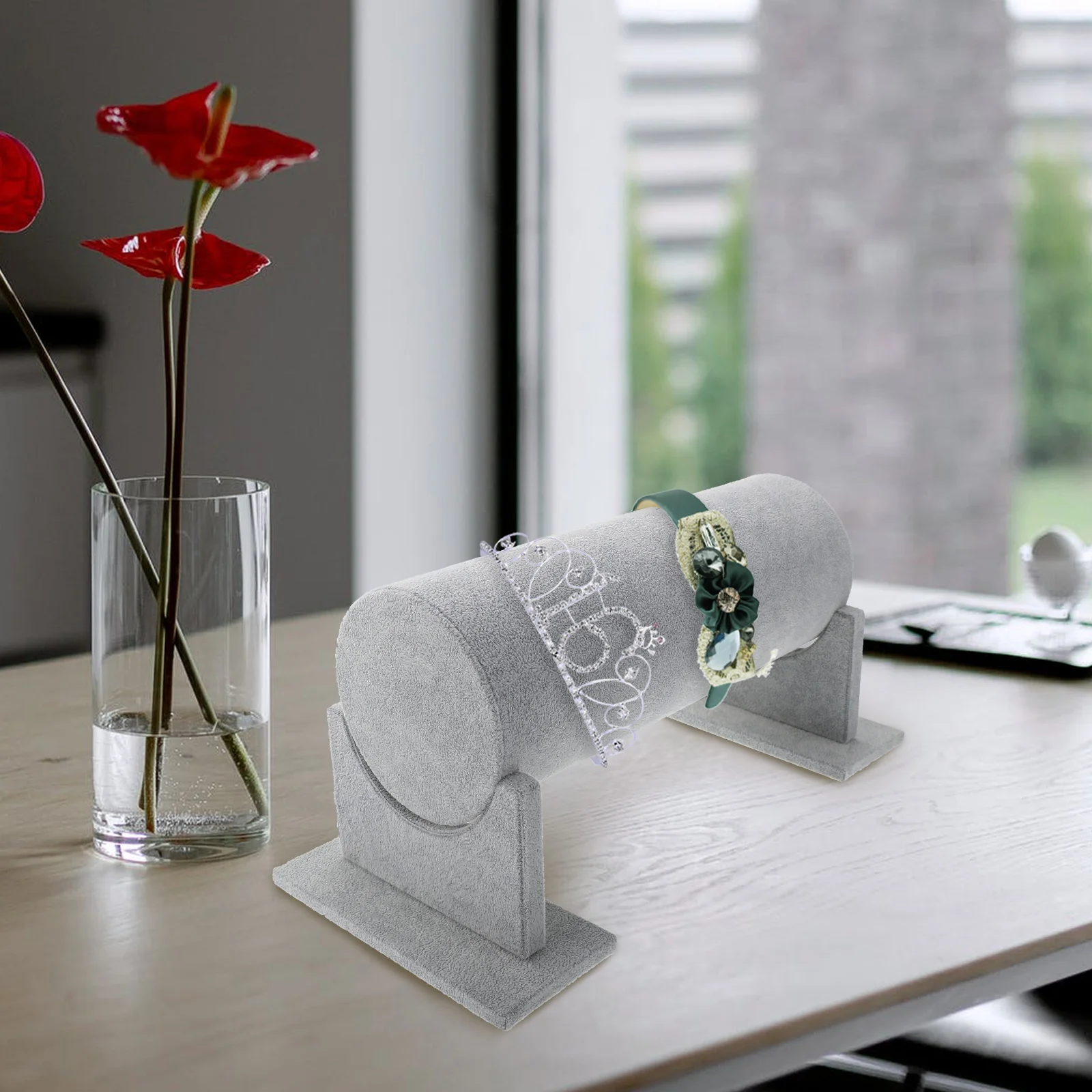 Holder Stand Display Organizer Storage Headband Hair Jewelry Band Bracelet Necklace Watch Rack Accessories Scrunchie Bangle