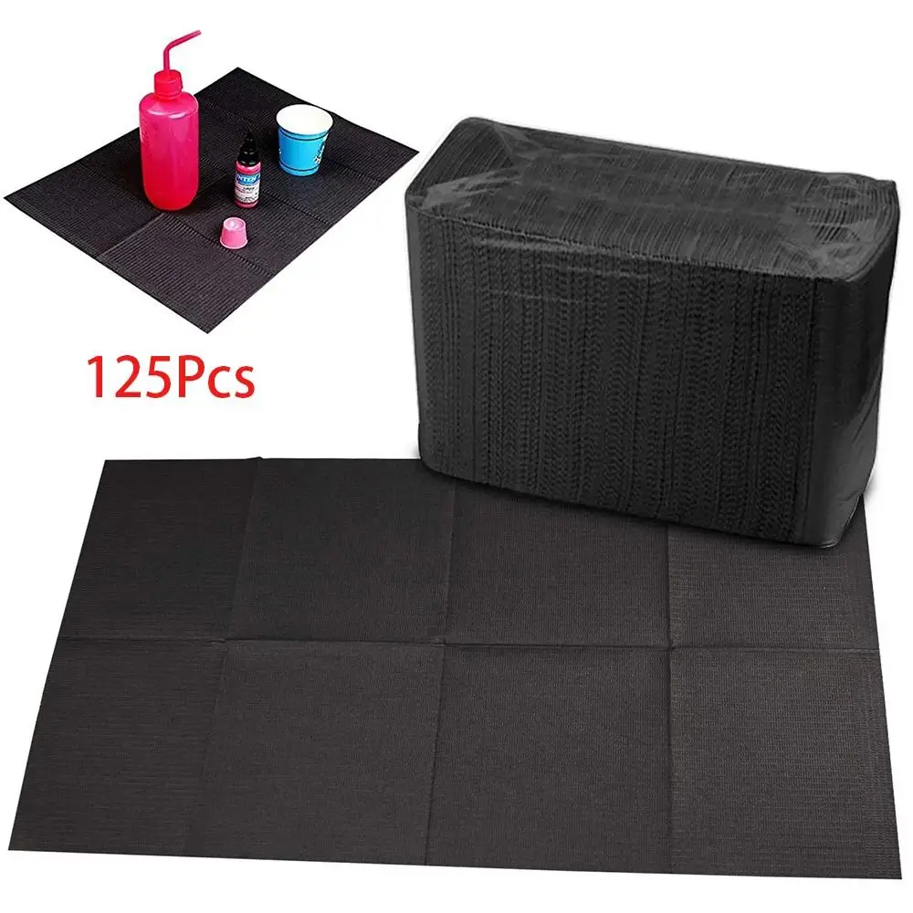 

125Pcs 45*33cm Disposable Tattoo Clean Pad Mat Waterproof Paper Tablecloths Double Layer Sheets Tattoo Accessories Napkin Covers