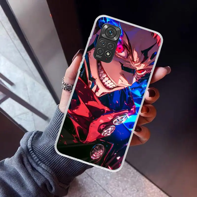 Чехол для телефона Kaisen J-Jujutsu Itadori Yuji Xiaomi Redmi Note 10 11 12 13 14 Pro Plus 11S 12S 11T 11E 10S Note14 мягкая
