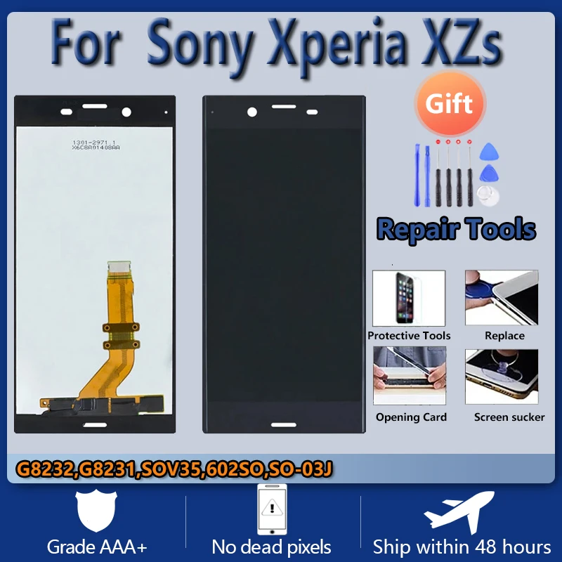 ЖК-экран в сборе для Sony Xperia XZs G8232 G8231 SOV35 602SO сенсорное стекло с запасными частями