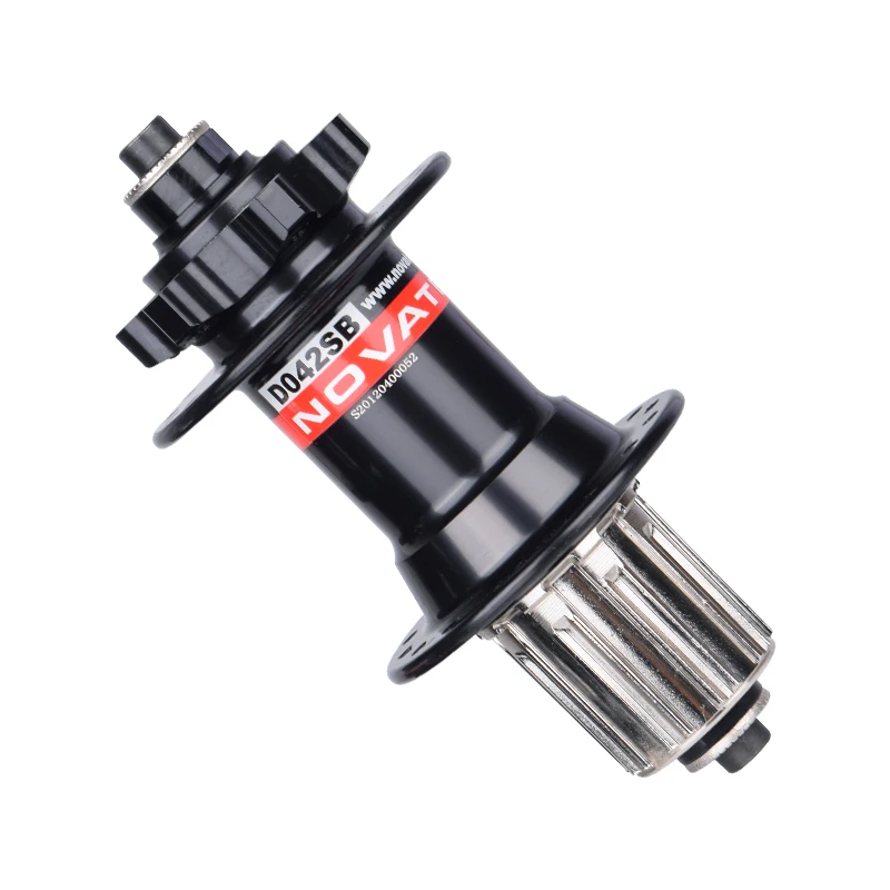 Novatec D041SB D042SB Bicycle Hub Road MTB Disc Card Brake 28/32/36 H Red Black 8/9/10/11speed Mountain bearing Hubs |