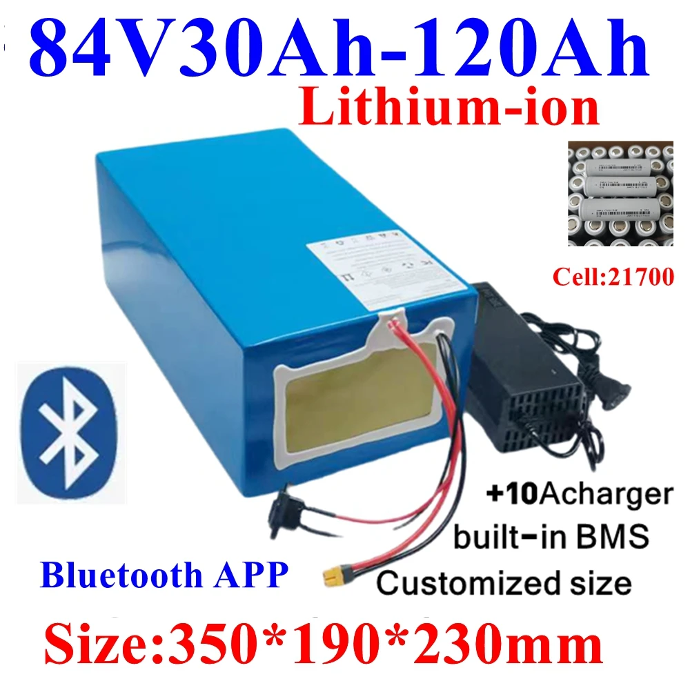Литий-ионный аккумулятор LL-Batterie LT-84v 50Ah 30Ah 100Ah 60Ah 80Ah для колес гольфа de Sicile 4000W 5000w +