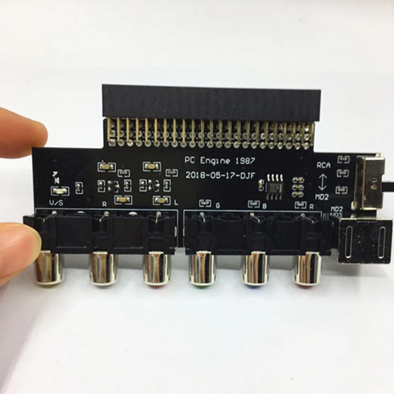 Фото Для игровой консоли PCE Pc Engine Turbo Grafx GT 600 в 1 и видеокарта RGBS, усилитель сигнала RGBS, аудиовыход №5