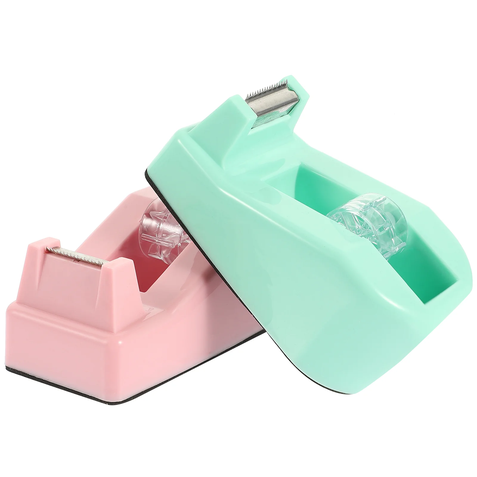 

2 Pcs Office Tape Dispenser Eyelash Tape Packing Tape Dispenser Tape Holder Desk Labeling Stickers