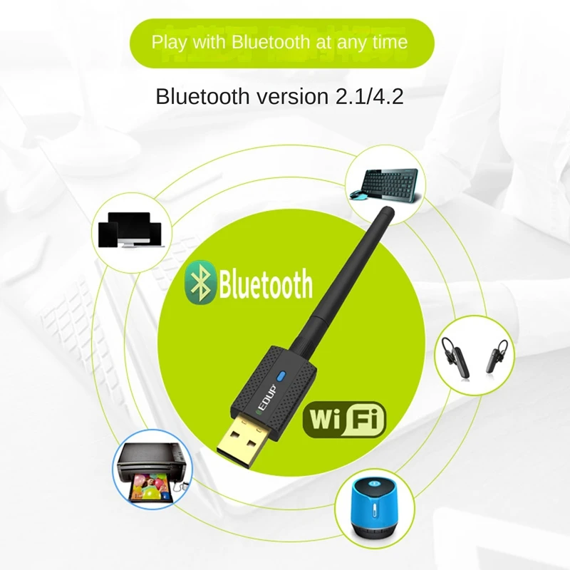 Wi-Fi Bluetooth-адаптер EDUP 600 Мбит/с два диапазона |
