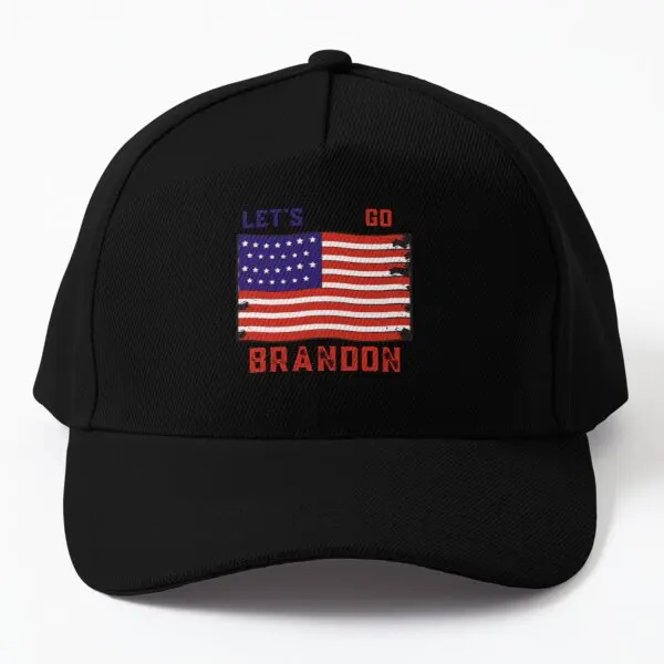 

Lets Go Brandon Baseball Cap Hat Boys Bonnet Hip Hop Snapback Printed Solid Color Casual Sport Black Casquette Outdoor Mens