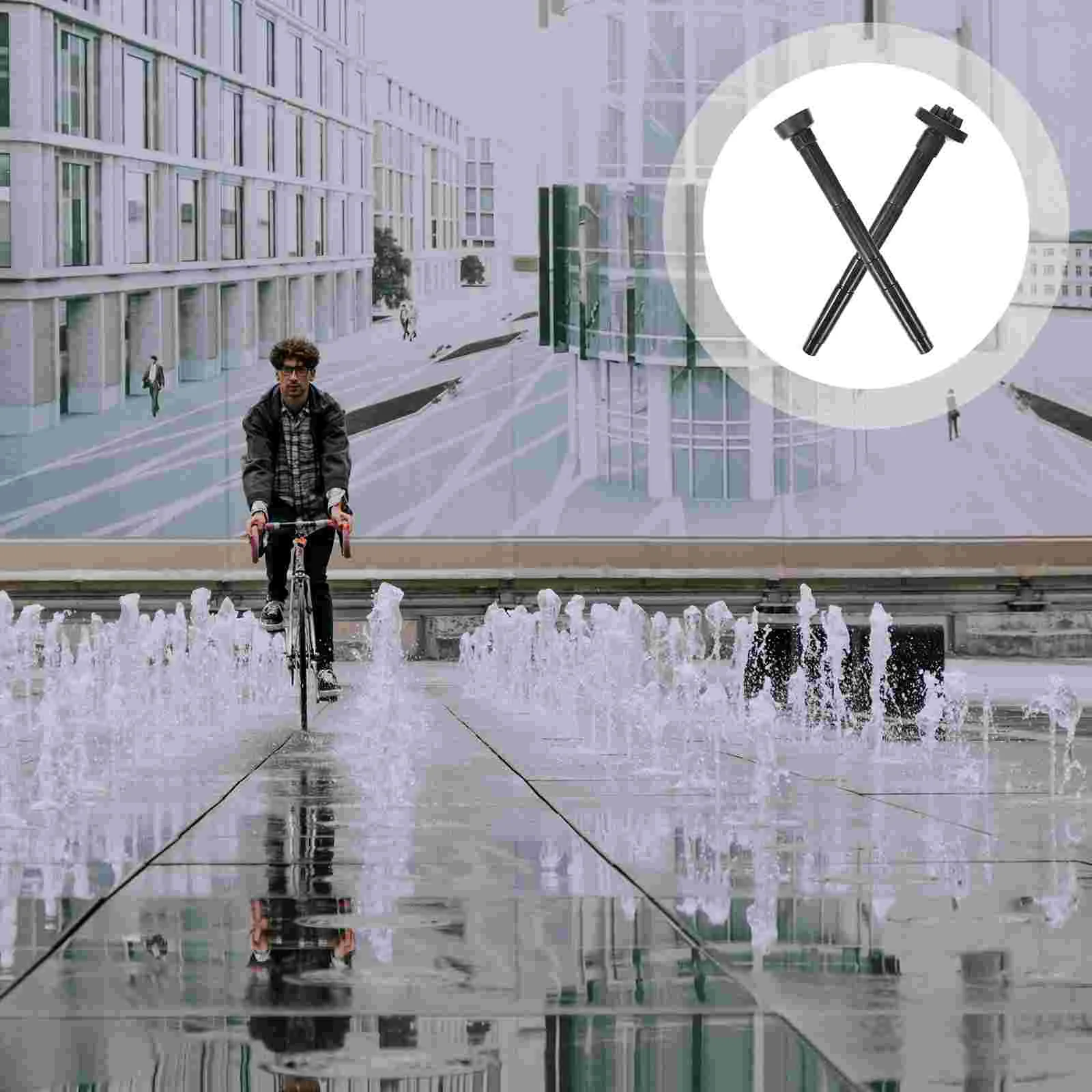 Бутылка для воды Маленькая головка фонтана Спринклер Открытая пластиковая