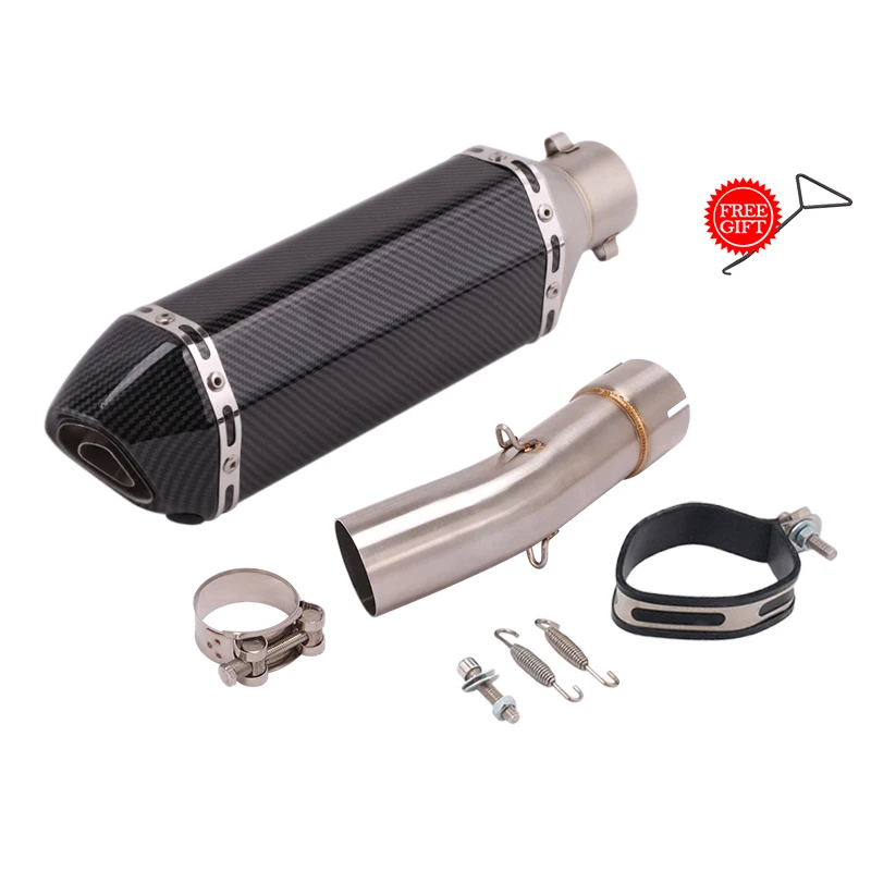 

Надевается для SUZUKI SV650 SV650X SV650S SV 650 2003-2015 лет, глушитель выхлопной трубы мотоцикла, среднее звено, глушитель Moto DB Killer