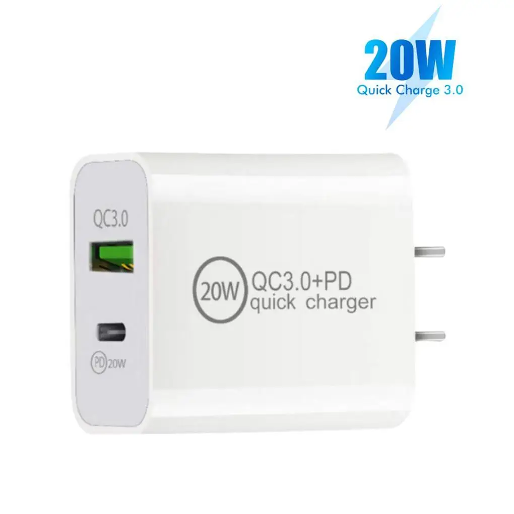 PD QC3 0 зарядное устройство для телефонов тип с быстрая зарядка 20 Вт блок питания для смартфонов мощная Совместимость отпуск автомобиль ЕС разъем