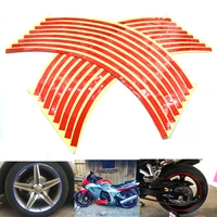 universal car motorcycle wheel sticker reflective rim stripe tape for kawasaki suzuki honda yamaha ktm ducati bmw triumph
