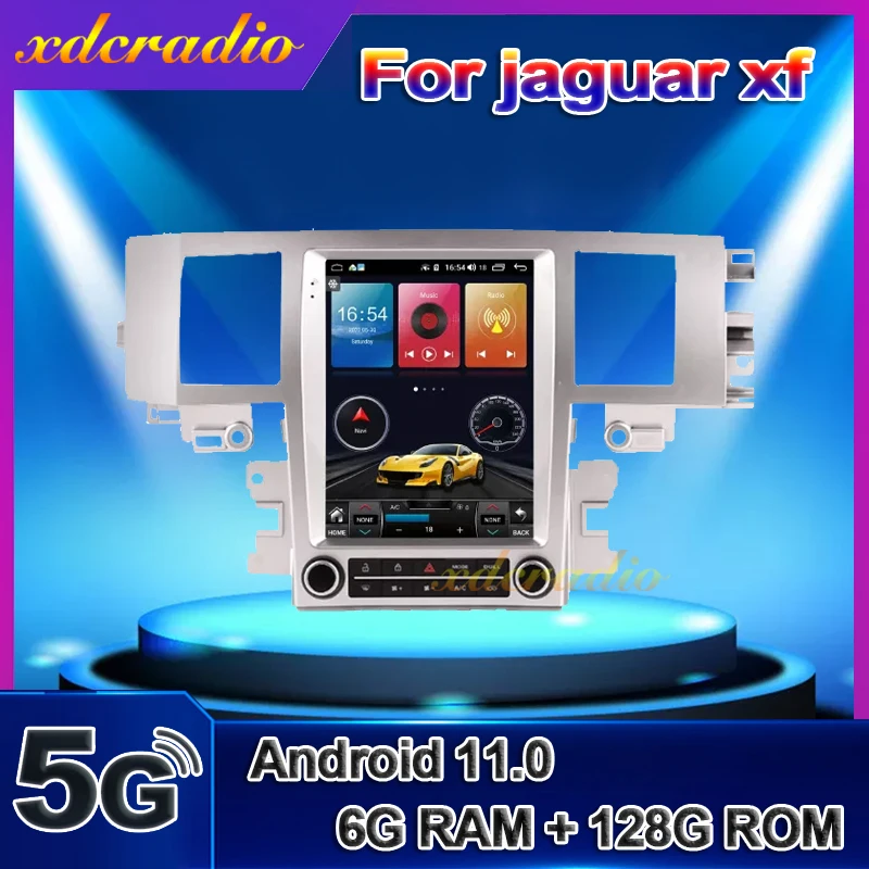 Автомагнитола Xdcradio Tesla мультимедийный плеер с экраном для Jaguar XF Android 11 GPS