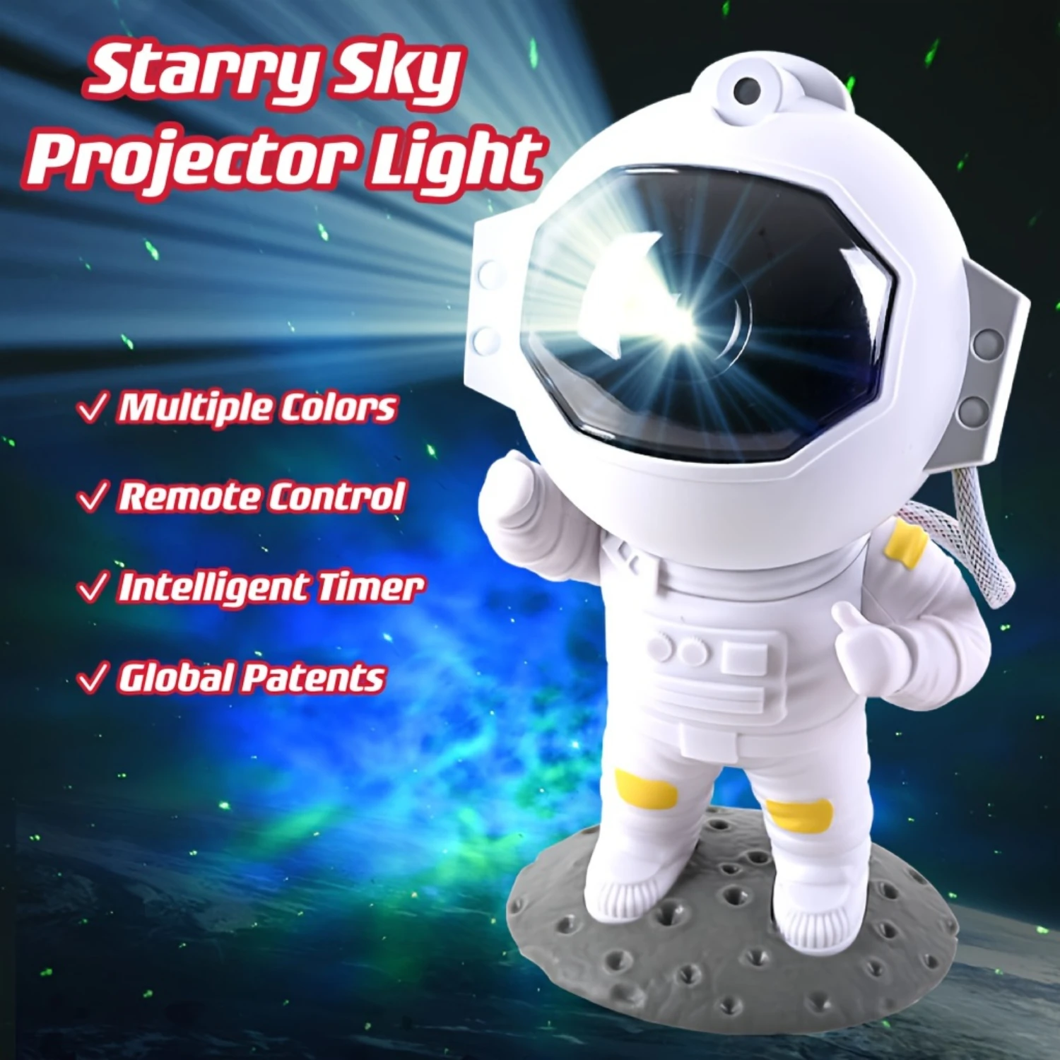 Проектор Sky Light астронавта — космический тематический декор комнаты со