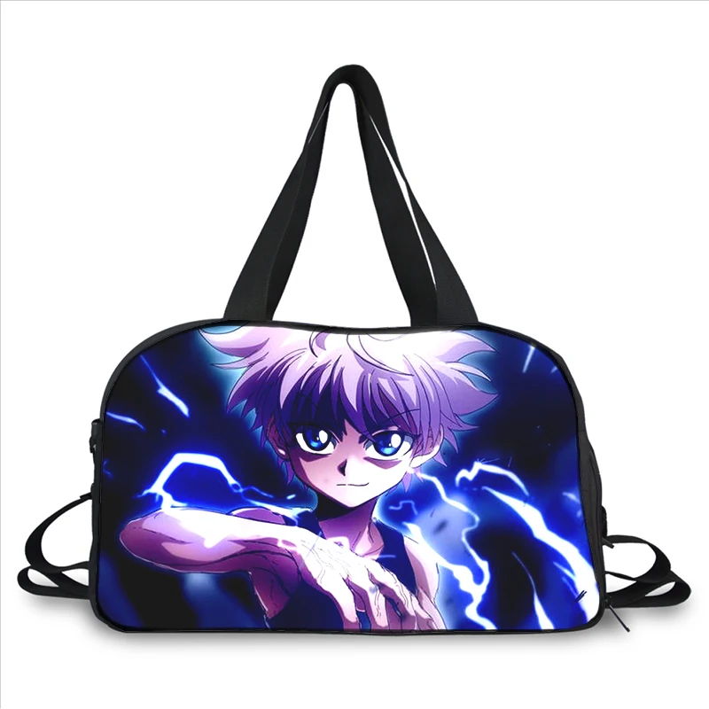 HUNTER×HUNTER Killua Zoldyck 3D printing fashion trend portable large capacity multi-function messenger bag travel bag