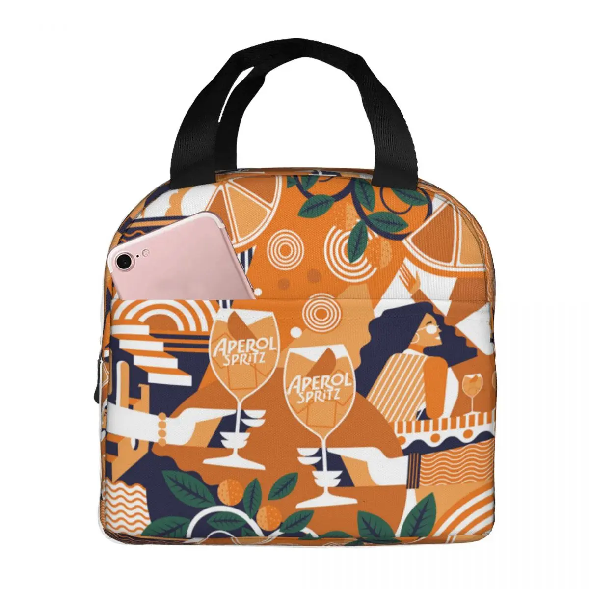 Изолированные Ланч-боксы в стиле ретро для коктейлей спиртовых напитков