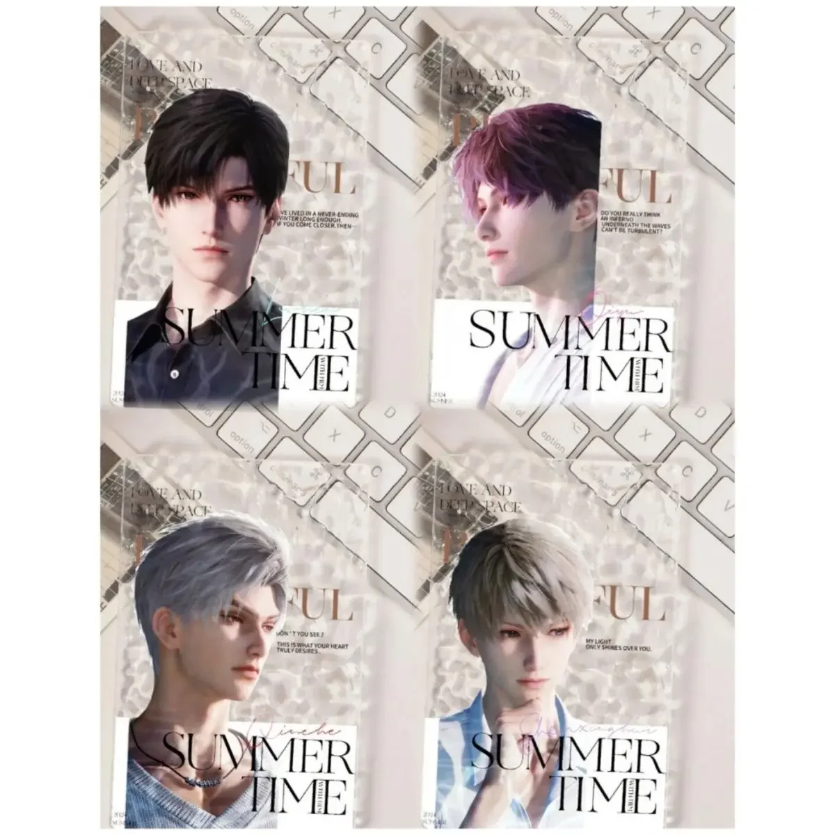 Аниме Любовь и глубокое пространство сильус рафайель акриловый красивый