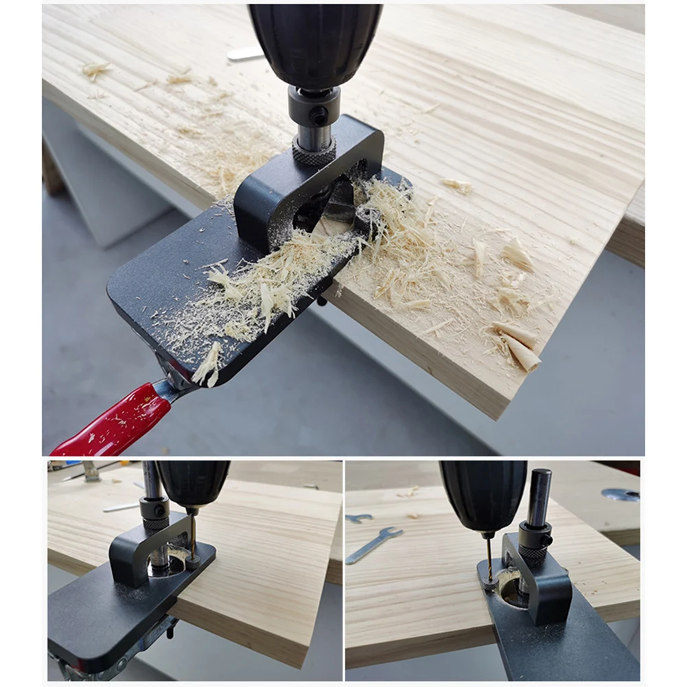 

8pcs 3-16mm Drill Bit Shaft Depth Stop Collar Positioner Woodworking Drill Locator for Wood Drill With Hexagon Wrench Bit Tool