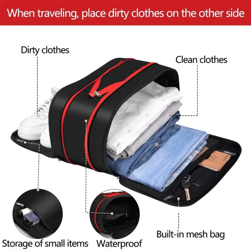 

Packing Cubes For Travel Double Compression Pouch Luggage Organizer Storage Bags Large Capacity/Waterproof With Sturdy Zipper