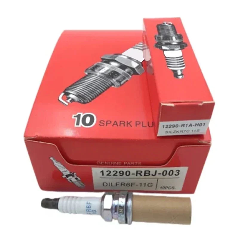 4/6 шт. двойная иридиевая свеча зажигания 12290-RBJ-003 DILFR6F11G для Honda Civic IX Jazz Fit Insight Mitsubishi