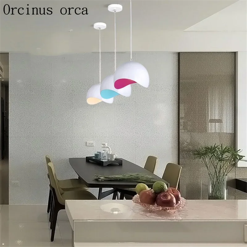 Люстра для ресторана современная световая лампа люстра креативная три обеденных