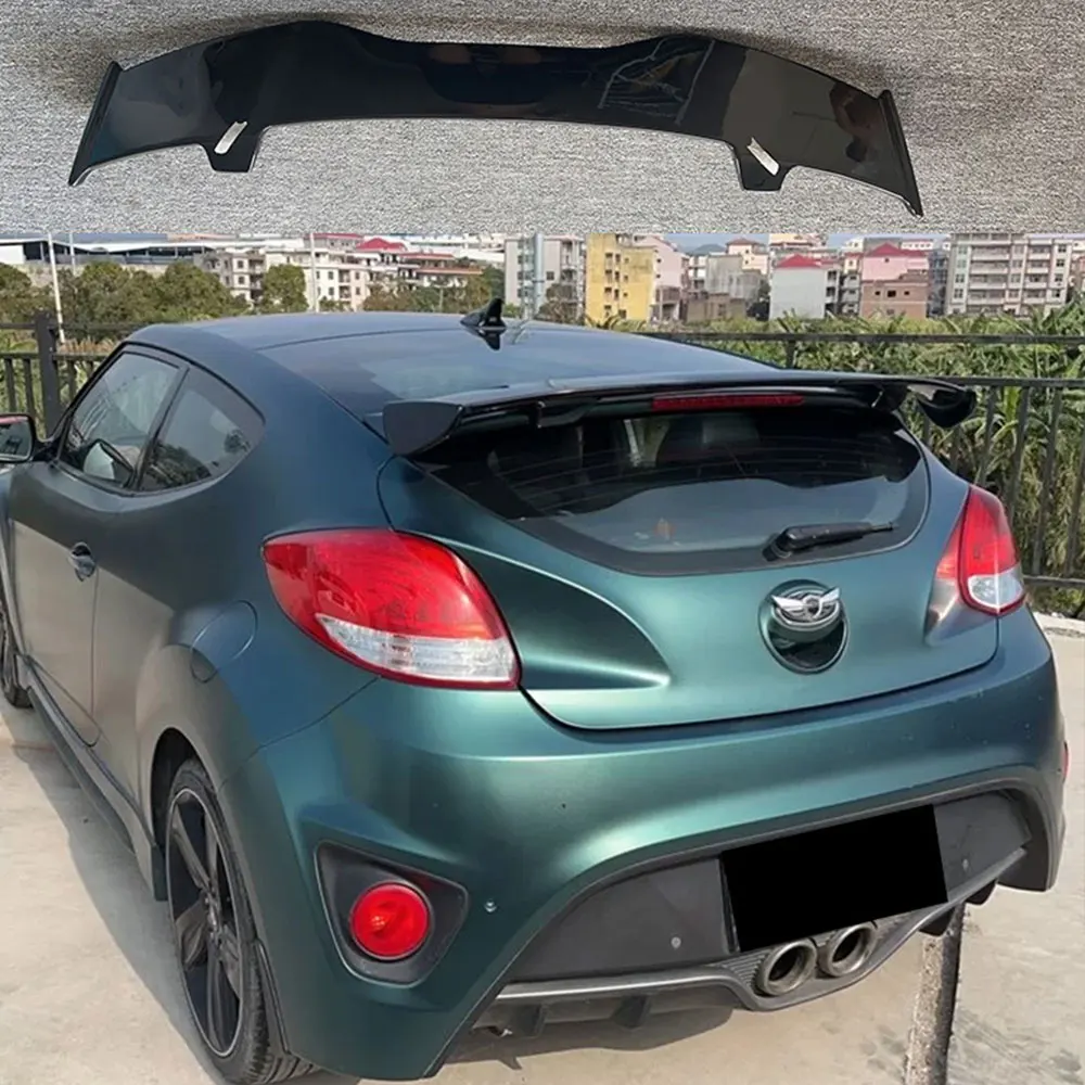 Фото Спойлер на крышу для Hyundai Feisi Veioster 2011-2018, хэтчбек, для багажника, из АБС-пластика, черный, автомобильные аксессуары, полипропилен №4