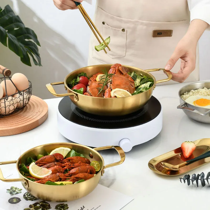 Кастрюля для морепродуктов из нержавеющей стали GLANYOMI портативная мини-кастрюля