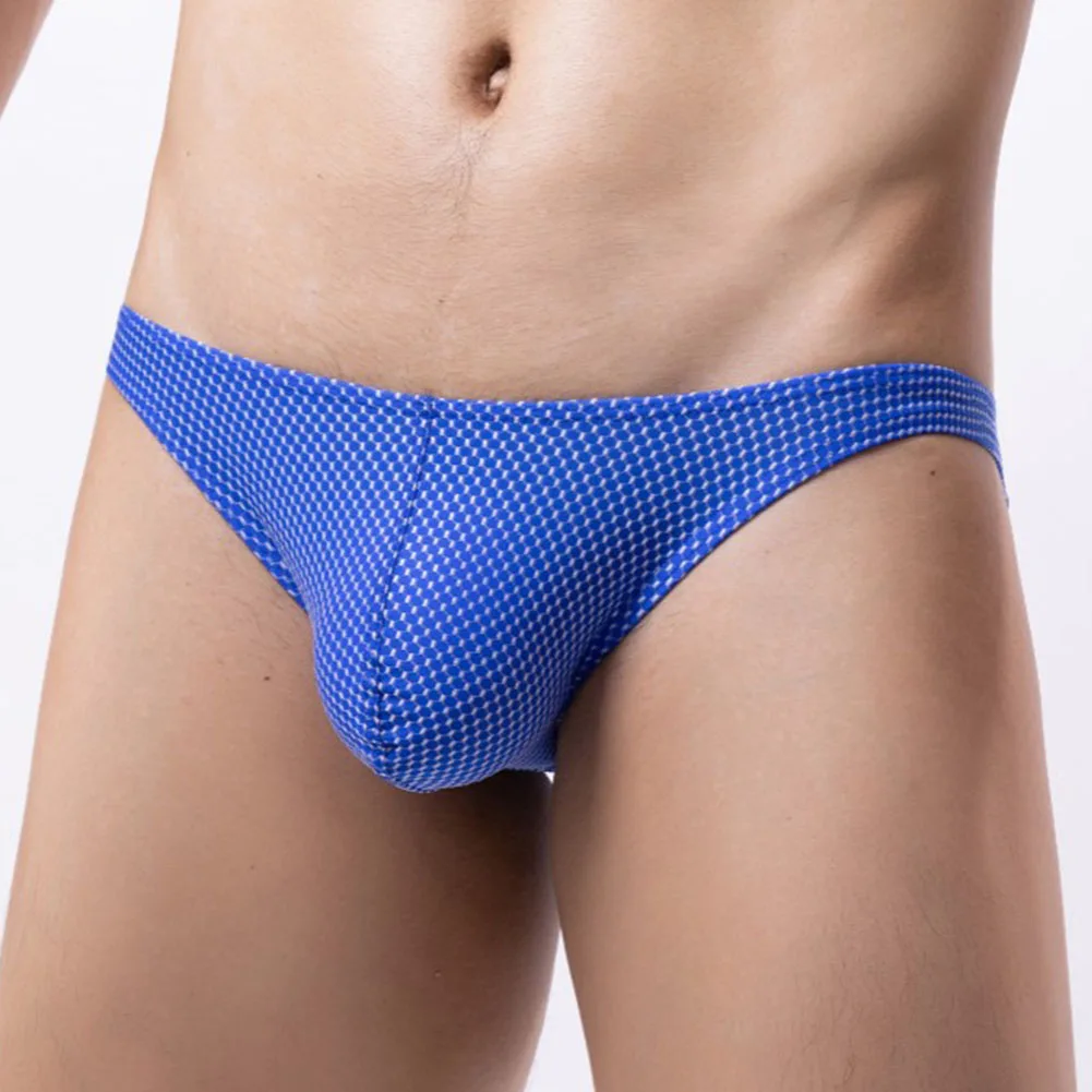

Sexy Underwear For Men Low Waist Solid Color Brief Soft Pouch Jockstrap Panties Lingerie Sensual Bikini Swimwear Underpants