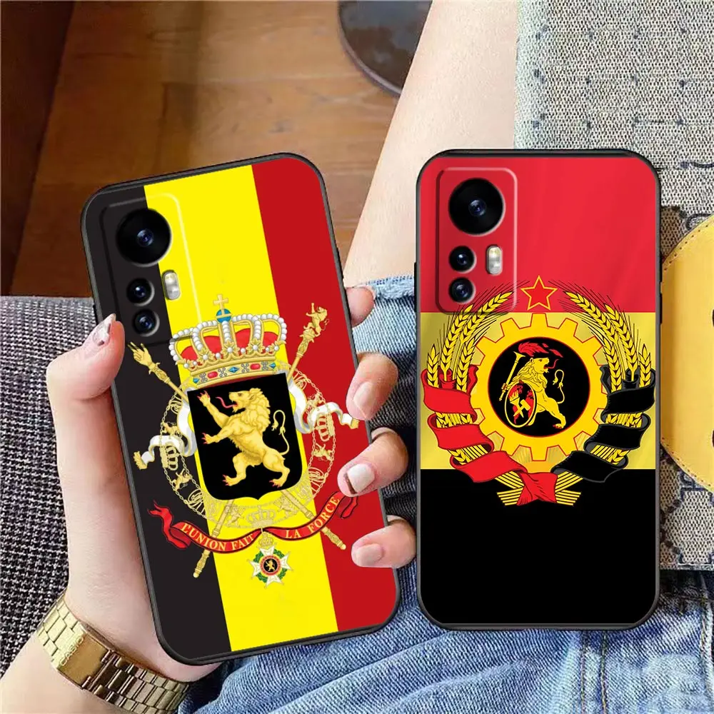 

Flag Of Belgium Phone Case For Xiaomi 13 12 12X 12T 11 11T 10 9SE 9 CC9 8SE 8 Pro Lite Plus Case Cover Funda Cqoue Shell Capa