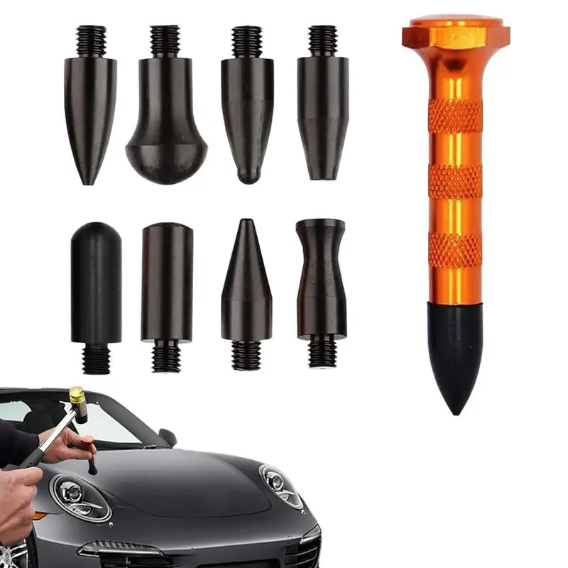 

Auto Body Dent Puller Kit 9Pcs Dent Repair Tool Kits Dent Removal Tap Down Tools Auto Dent Puller With Hails Dent Removal Kit