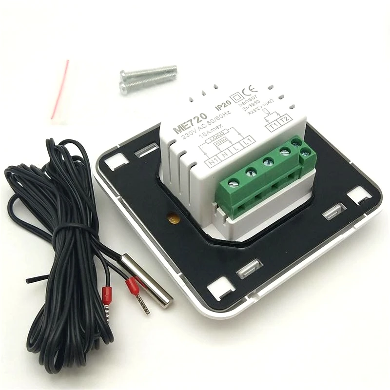 Умный регулятор температуры термостат 200 ~ 240 В переменного тока электрический