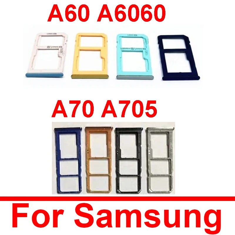 Лоток для Sim-карты для Samsung A60, A6060, A70, A705, A705F, A705FN, A705W, A705FD, A705GM