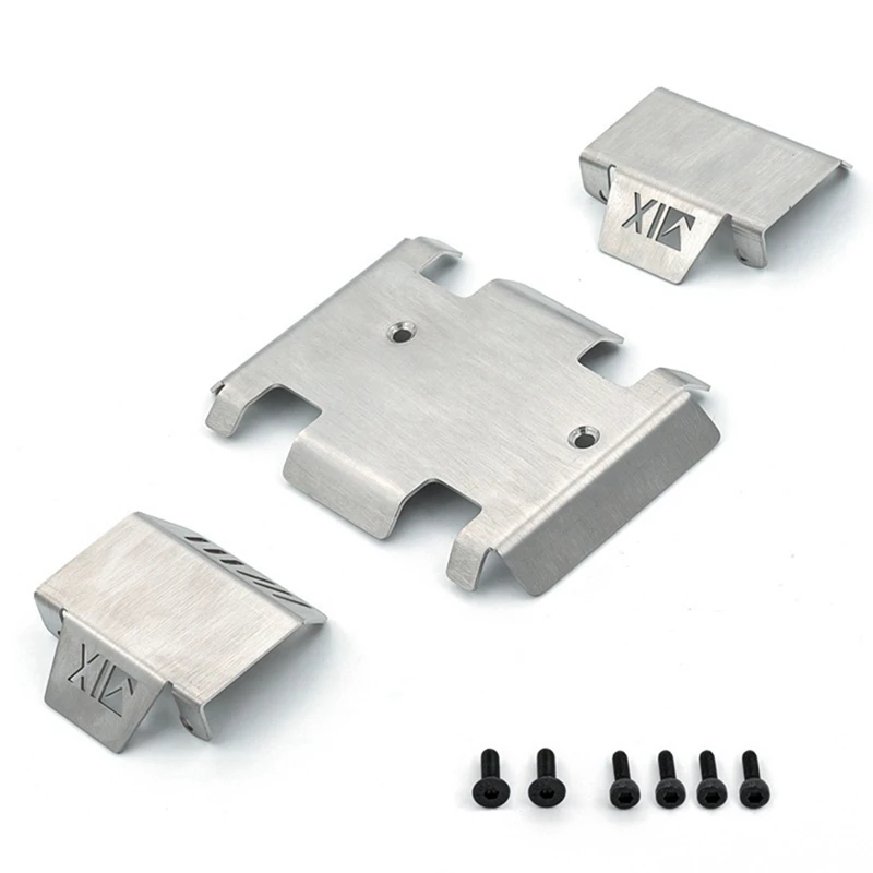 

Stainless Steel Chassis Armor Axle Protector Skid Plate For RGT EX86190 EX 86190 LC76 1/10 RC Crawler Car Upgrade Parts