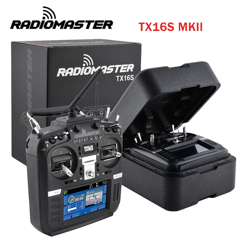 

RadioMaster TX16S MKII Radio Controller HALL V4.0 Same Circuity as AG01 ELRS Version for FPV Drone Transmitter with Edge/OpenTX