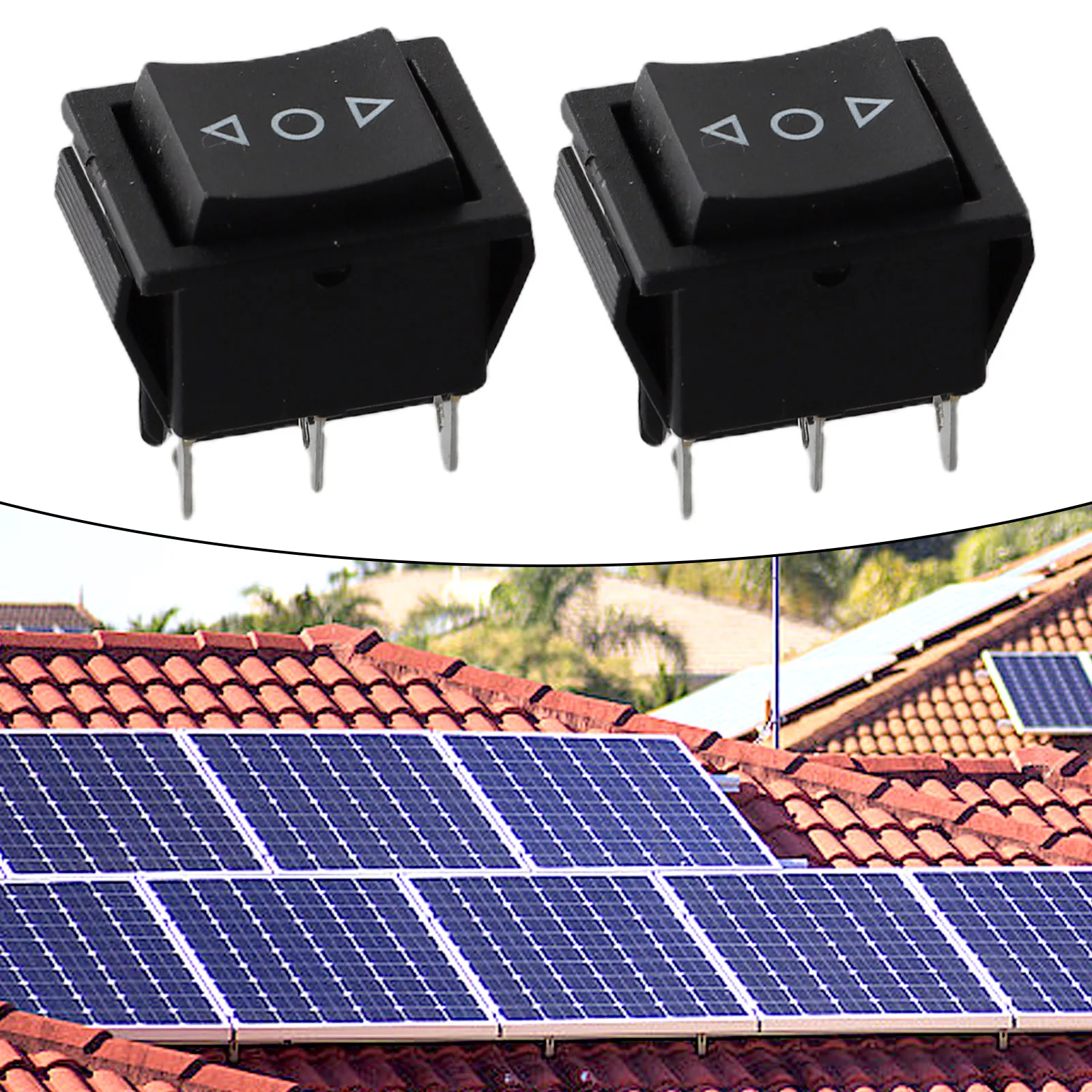 2 шт. 6-контактный DPDT двухполюсный двойной ход 20 А мгновенный кулисный