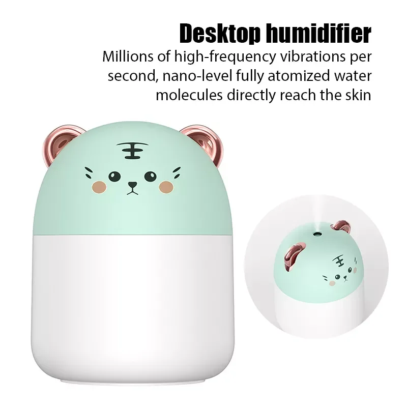 

Air Humidifier USB Ultrasonic Aroma Essential Oil Diffuser Romantic Cartoon Humidifier Mist Cute Maker Purifier for Home
