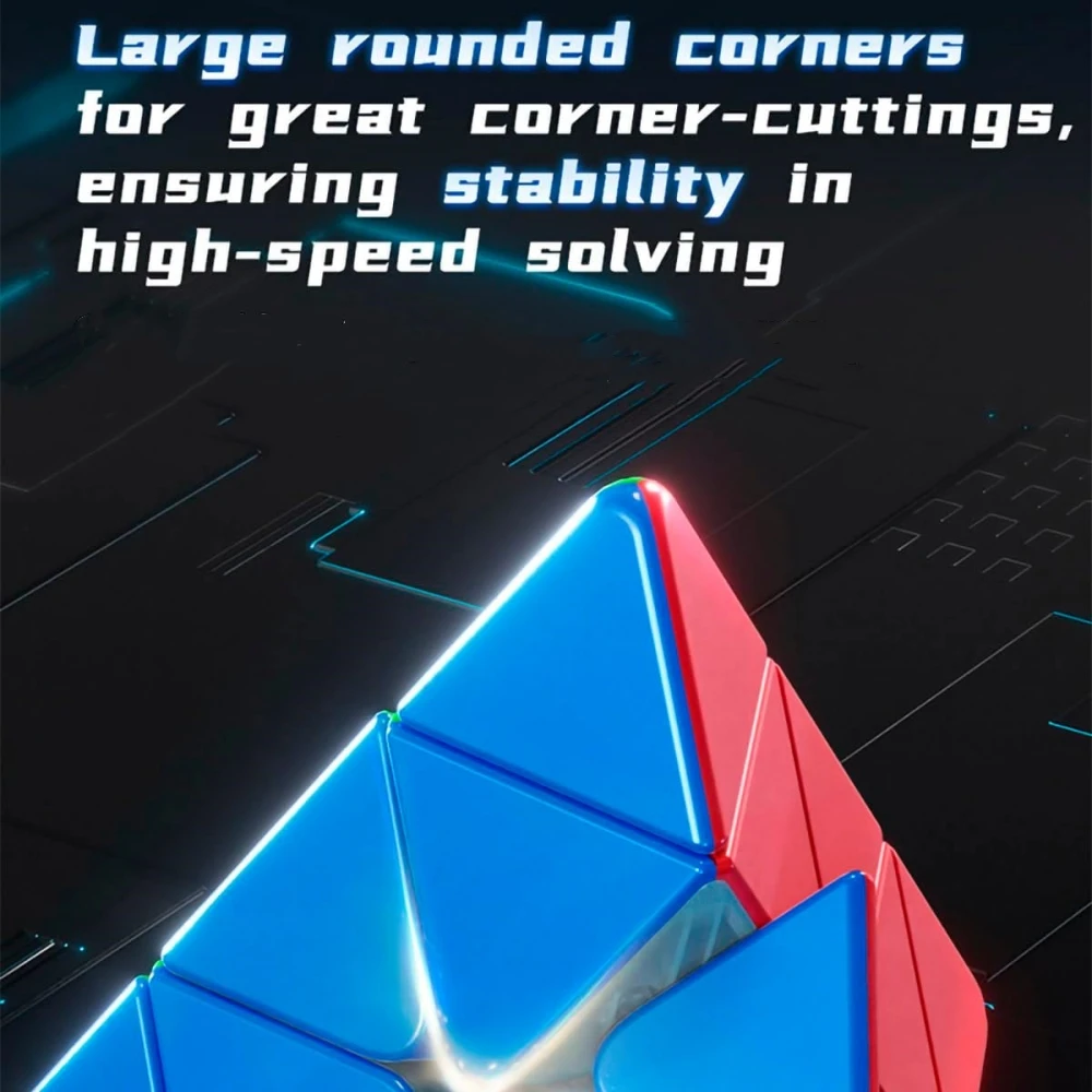 MoYu Cubing классная Волшебная башня Zhuanjiaoshou треугольная пирамида пазл макарун JinZiTa