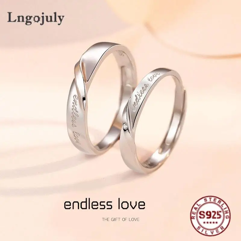 

Кольцо из серебра 925 пробы для влюбленных пар и женщин