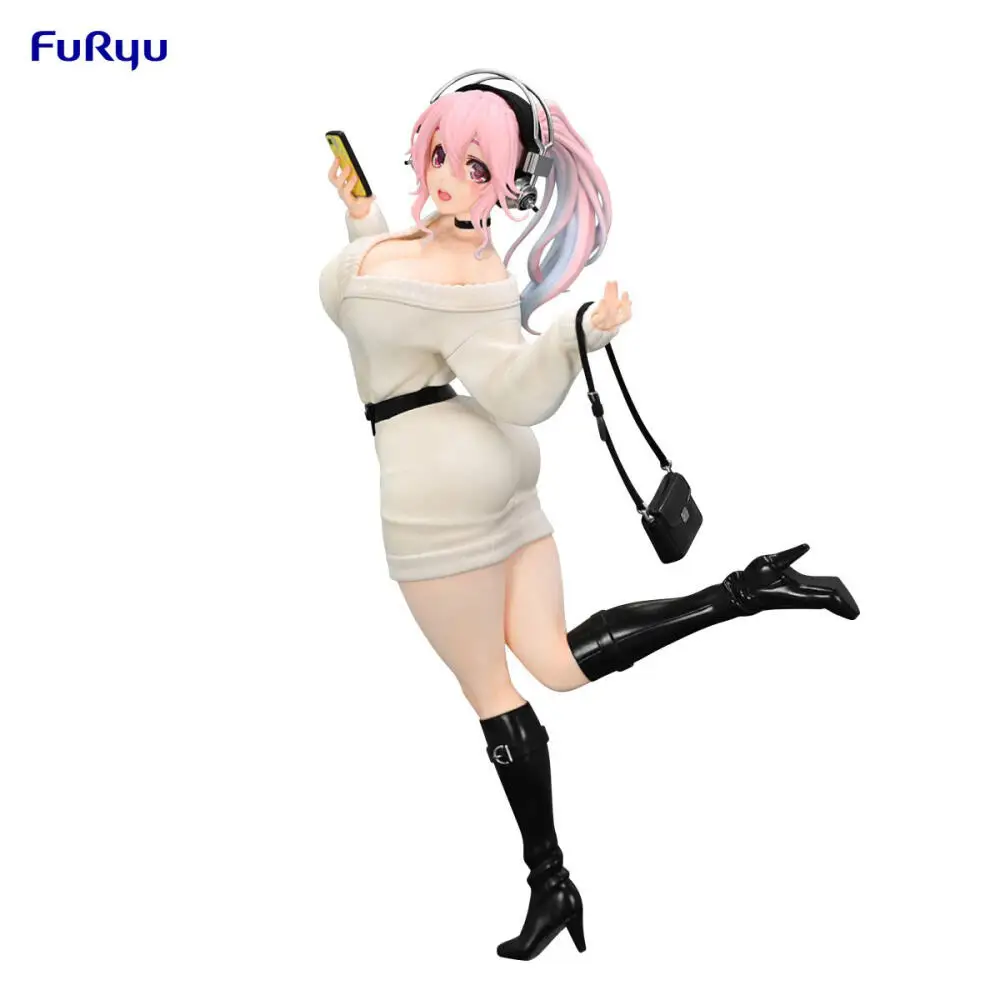 Фото Официально лицензированная фигурка Furyu Trio Try It Super Sonico: Модель персонажа из аниме «Зимняя память: Перекресток судьбы» №2